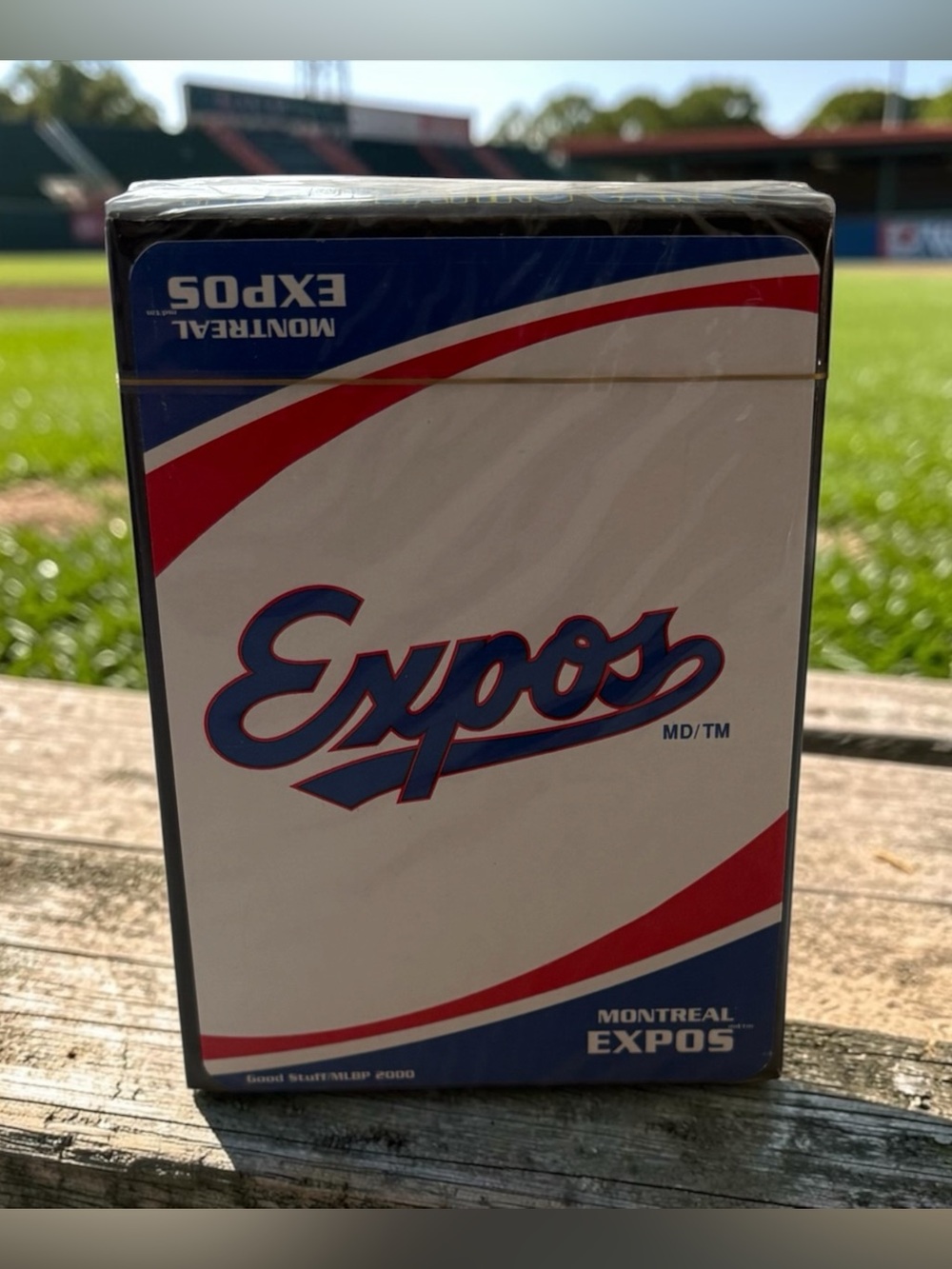Vintage Montreal Expos Playing Cards Sealed MLB Good Stuff 2000 Poker Deck